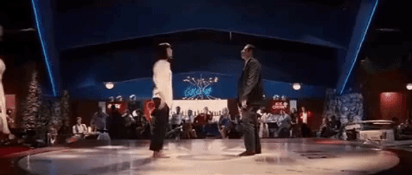 John Travolta Pulp Fiction Starting To Dance GIF