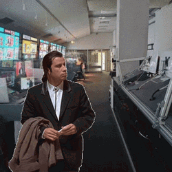 John Travolta Searching GIF