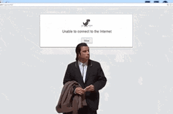 John Travolta Unable To Connect GIF