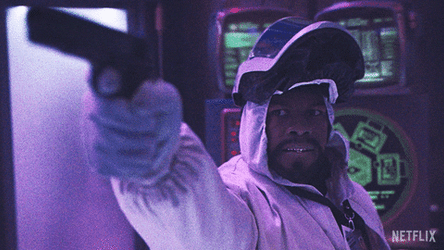 John Tyrone Boyega Holding Gun GIF