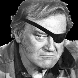 John Wayne Fierce Look GIF