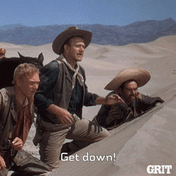 John Wayne Get Down Reaction GIF