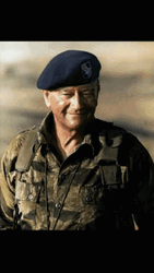 John Wayne In Military Uniform GIF