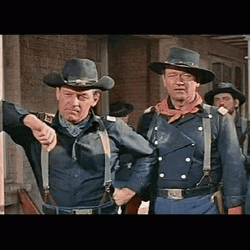 John Wayne The Horse Soldier GIF