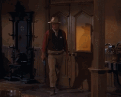 John Wayne Walking Sadly GIF