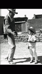 John Wayne With A Kid GIF