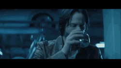 John Wick Drinking Liquor GIF