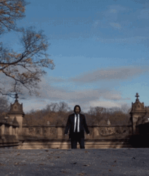 John Wick With Dog GIF