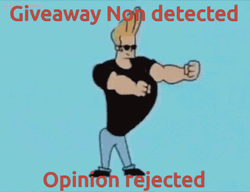 Johnny Bravo Opinion Rejected GIF