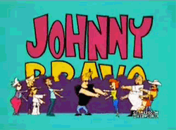 Johnny Bravo Title Intro Dance GIF