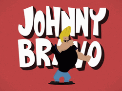 Johnny Bravo Title Vector Art