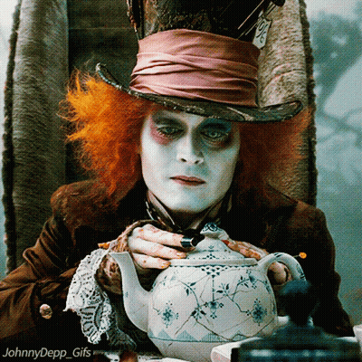 Johnny Depp As Mad Hatter GIF