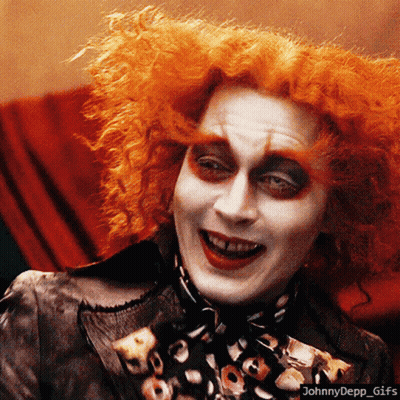 Johnny Depp As Mad Hatter GIF