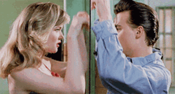 Johnny Depp Crybaby Staring In A Glass Mirror GIF