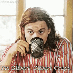 Johnny Depp Drinking Coffee GIF