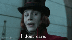 Johnny Depp I Don't Care GIF