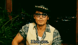Johnny Depp I Love You GIF