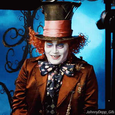 Johnny Depp Mad Hatter GIF