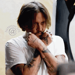 Johnny Depp Tattoo GIF
