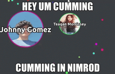 Johnny Gomez And Teagan Morrissey Saying Hey Um Cumming GIF