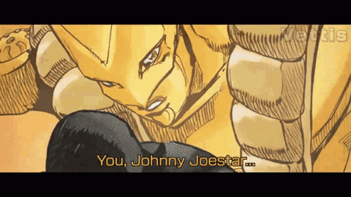 Johnny Joestar Words GIF