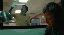 Johnny Lawrence Wax On Wax Off The Window GIF