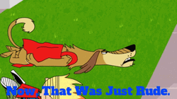 Johnny Test Dukey Lying Down How Rude GIF