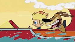 Johnny Test Motorboat GIF