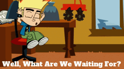 Johnny Test We're Waiting GIF