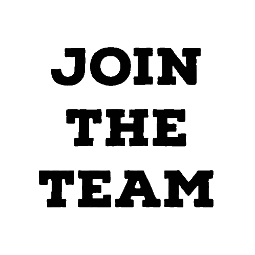 Join The Team Sign In Blue And Black Sticker