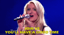 Join Us Daria Kinzer Singing Stage Performance GIF