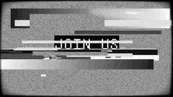 Join Us Glitchy Static Screen GIF