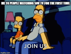 Join Us Homer And Bart Simpson GIF