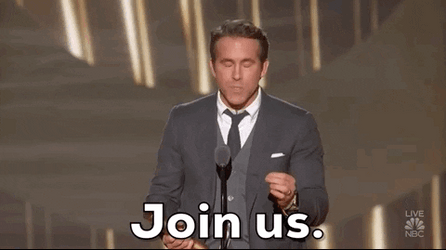 Join Us Ryan Reynolds Speech GIF