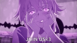 Join Us Yuno Gasai Love Struck Future Diary GIF