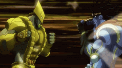 Jojo Ora Ora Ora And Dio Brando Fight GIF