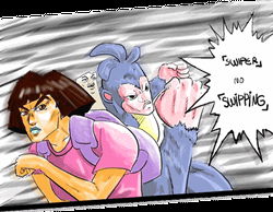 Jojo's Bizarre Adventure Dora Imitates Josuke GIF