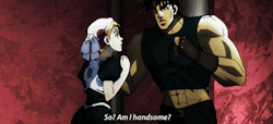 Jojo's Bizarre Adventure Joseph Asking Erina GIF