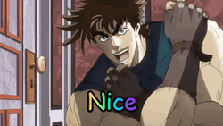 Jojo's Bizarre Adventure Joseph Joestar Saying Nice GIF