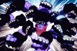 Jojo's Bizarre Adventure Star Platinum Super Power GIF