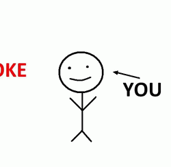Joke You Stickman GIF