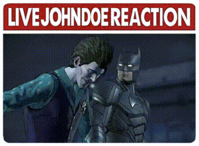 Joker And Batman With Live Johndoe Reaction GIF