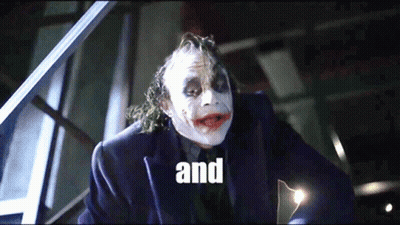 Joker Close Up Saying And GIF