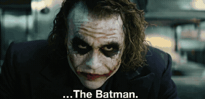 Joker Close Up With The Batman GIF