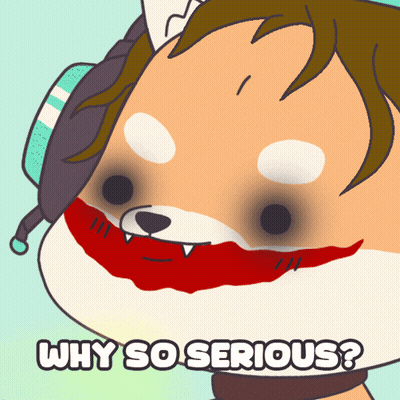 Joker Dog With Why So Serious GIF