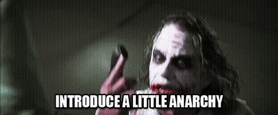 Joker From Dark Knight Saying Introduce A Little Anarchy GIF