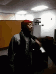 Joker Guy Doing I'm Out Expression GIF