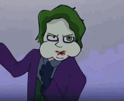 Joker In Purple Coat GIF