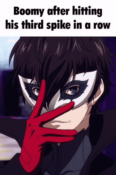 Joker In Red Glove Making Peace Sign GIF