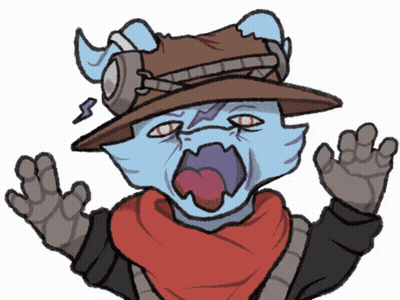 Joker In White Shirt Making Funny Face At Table GIF